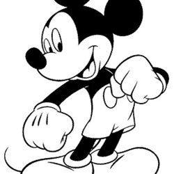 Coloring Pages Mickey Mouse Printable For Kids