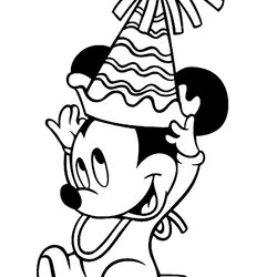 Excellent Free Printable Mickey Mouse Coloring Pages For Kids