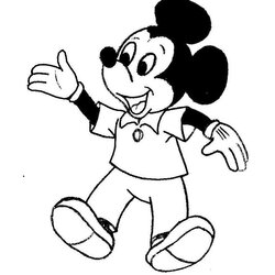 Terrific Printable Coloring Pages Of Mickey Mouse Home Baby Games Kids Print Friends Color Templates Clip