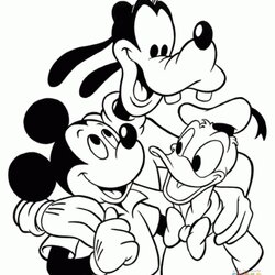 Exceptional Free Printable Mickey Mouse Coloring Pages For Kids Page To Print