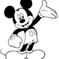 Free Coloring Pages For Mickey Mouse Home Minnie