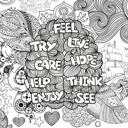 Excellent Mindfulness Coloring Pages