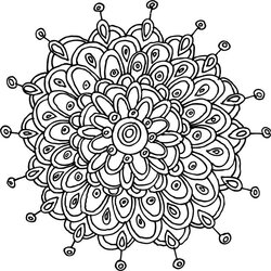 Super Mindfulness Coloring Pages Best For Kids Mandala Printable Drawing Peacock Mandalas Flower Print Para
