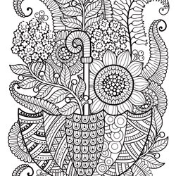 Brilliant Mindfulness Coloring Pages Home Flower Mindful Popular
