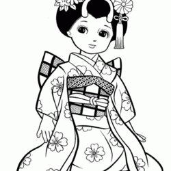 Geisha Para Clip Art Library Kimono Blossom