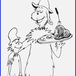 Wacky Wednesday Dr Seuss Coloring Sheets Pages Template Printable Free