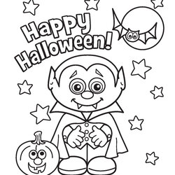 Top Cute Halloween Coloring Pages For Kids Home Family Style And Beautiful Of