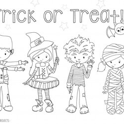 Superlative Cute Free Printable Halloween Coloring Pages Crazy Little Projects Kids Adults Trick Treat Print