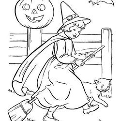 Superior Cute Halloween Coloring Pages For Kids Print Size Pictures