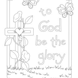 Champion Christian Coloring Page Pages Sunday School God Glory Kids Bible Easter Worksheets Sheets Color Lord