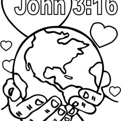 Marvelous Pin On Bible Crafts Coloring Christian Pages Kids God Sheets Printable Choose Board Loved So