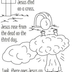 Supreme Free Printable Christian Coloring Pages For Kids Best Sheets Sunday Resurrection Ascension Faith To