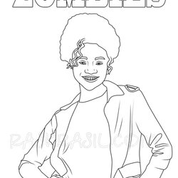 Wizard Disney Zombies Coloring Pages