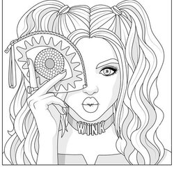 Free Coloring Pages Disney Zombies The Descendants Printable Therapy Hamlet