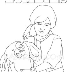Disney Zombies Coloring Pages Printable Word Searches