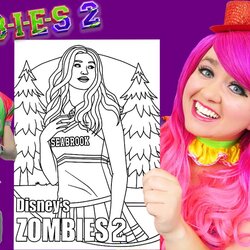 Brilliant Download Disney Zombies Coloring Pages