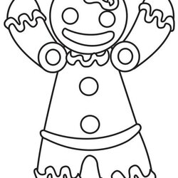 Peerless Christmas Gingerbread Coloring Pages For Free