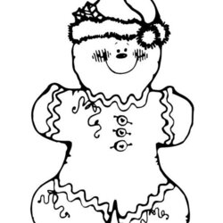 Outstanding Gingerbread Christmas Coloring Pages To Printable Kids Man Cute Color Sheets Shrek Print Enjoy