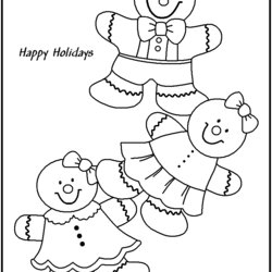 Spiffing Free Gingerbread Coloring Pages Home