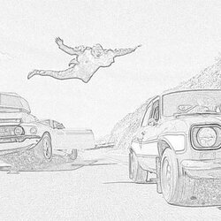 Preeminent Movie Lovers Reviews Furious Fast Coloring Pages Cars Shaw Hobbs And