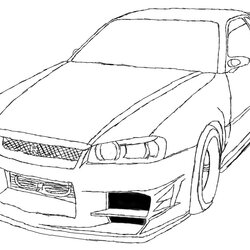 Spiffing Printable Fast And Furious Coloring Pages Word Searches Nissan Skyline