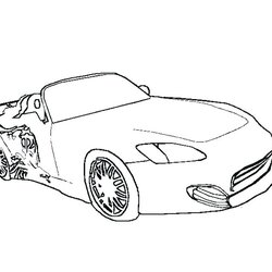 Marvelous Fast And Furious Cars Coloring Pages At Free Car Printable Color Print Random