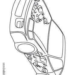 Superior Fast And Furious Drawing At Free Download Coloring Pages Car Cars Drift Indy Caribou Old Print