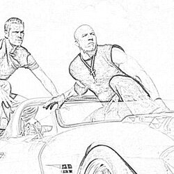 Exceptional Fast And Furious Pages Printable Coloring Template