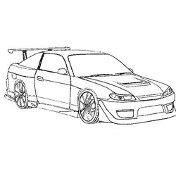 Super Fast And Furious Cars Coloring Pages At Free Nissan Skyline Supra Drawing Toyota Printable Car Color