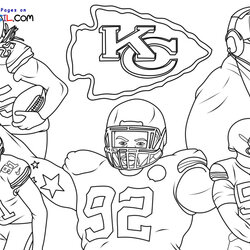 Champion Kansas City Chiefs Coloring Pages