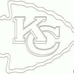 Smashing Chiefs Coloring Pages Richard City Kc Royals Panthers Stencil