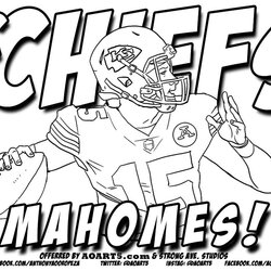 Very Good Kc Chiefs Patrick Coloring Pages