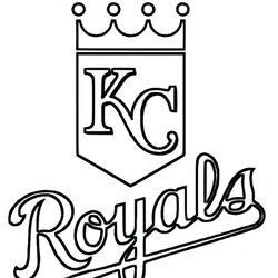 Legit Chiefs Coloring Pages At Free Printable Logo Kansas City Royals Baseball Kc Tampa Bay Mariners Color
