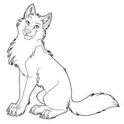 Superb Free Printable Wolf Coloring Pages For Kids