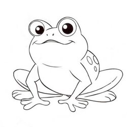 Toad Coloring Pages At Free Printable Frog Baby Eyed Tree Red Print Frogs Animal Kids Drawing Color