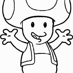 Marvelous Captain Toad Coloring Pages Super Mario Nintendo Printable Color Of