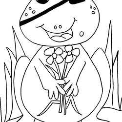 Super Printable Toad Coloring Pages For Kids Free