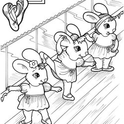 Very Good Easy Coloring Pages For Kids At Free Printable Dancing Ballet Dance Alphabet Sheets Book Animal
