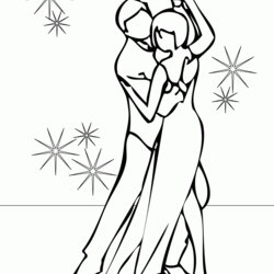 Swell Dancing Coloring Page Home Dance Pages Jazz Dancer Ballroom Flamenco Tango Printable Drawing Print Kids