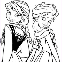 Perfect Printable Anna And Elsa Coloring Pages Princess Pour Olaf Sofia Colouring