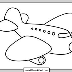 Matchless Airplane Coloring Pages Toddlers Fit