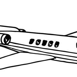Swell Printable Airplane Coloring Pages Colouring Jet Activity