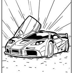 Splendid Cool Car Coloring Pages Original And Free Cars