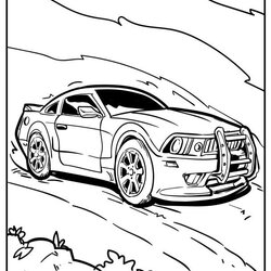 Marvelous Cool Car Coloring Pages Original And Free Cars