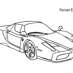 Eminent Cool Car Coloring Pages Home Ferrari Printable Super Comments
