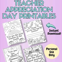 Perfect Teacher Appreciation Coloring Page Pages Personal Use