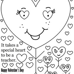 Smashing Teacher Appreciation Coloring Pages To Download And Print For Free Valentine Teachers Valentines