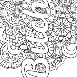 Outstanding Top Printable Swear Words Coloring Pages Online