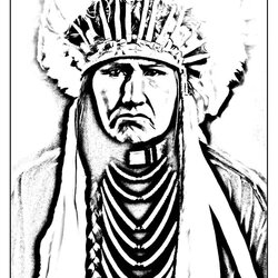 Splendid Adult Native American Indian Coloring Page Printable Pages Print Color Book
