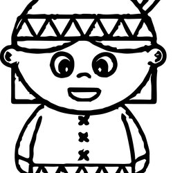 Super Native American Indian Drawing At Free Download Coloring Pages Printable Boy Girl Color Adults Print